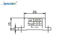 K-3JSJ-300 小型の三軸加速器センサーモジュール 高周波0.5~4.5V アナログ電圧出力