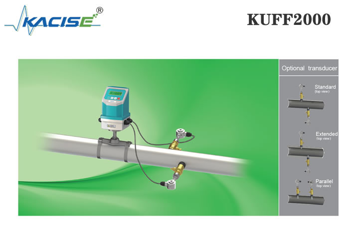 KUFF2000は挿入の管のサイズDN50mm - DN6000mmのための超音波流れメートルを修理した