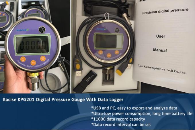 貯蔵の圧力計の精密デジタル圧力計の放射状のものの取付け