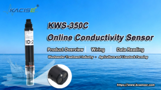 KWS-350C オンライン導電率センサー 概要、配線、データ読み取り