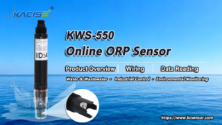 KWS-550 オンライン ORP センサーの概要、配線、データ読み取り