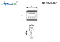 KUFM2000小さい容積の挿入の超音波流れメートル モジュールの鉛の柵の取付け