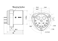微重力測定装置のためのクォーツ加速センサー,スローホール ≤1 (μg) と解像度 ≤1 (μg)