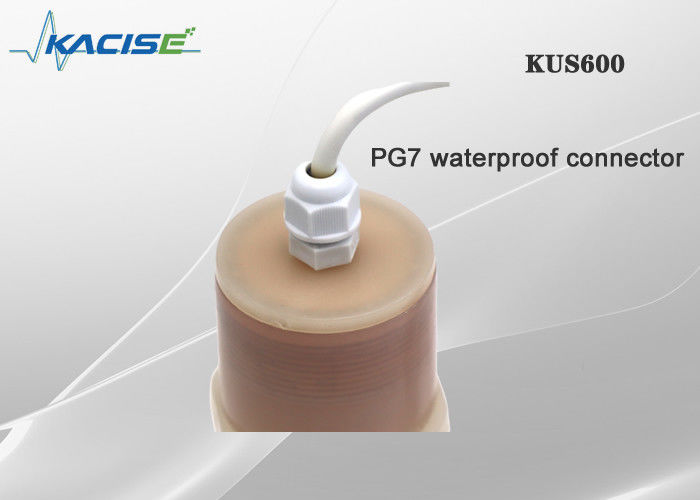 KUS600 IP68 防水超音波水位センサー 0.6m-5m範囲とPVDFキャッシング