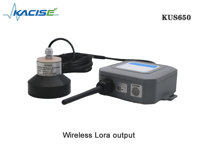 KUS650C 低消費電力、4G/Lora/GPRS/NB を備えた 10m 範囲のワイヤレス超音波レベルセンサー