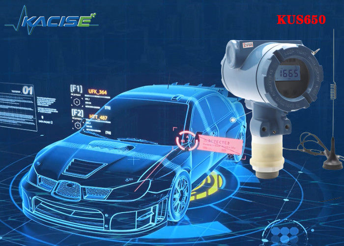 KUS650A 3m 範囲のワイヤレス超音波レベルセンサー IP68 保護と 4G/Lora/GPRS/NB出力液体レベル測定