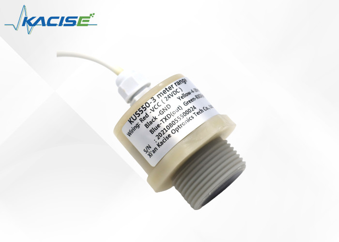 KUS 腐食防止 PTFE / PVDF 超音波センサー、腐食環境でのレベルおよび距離測定用