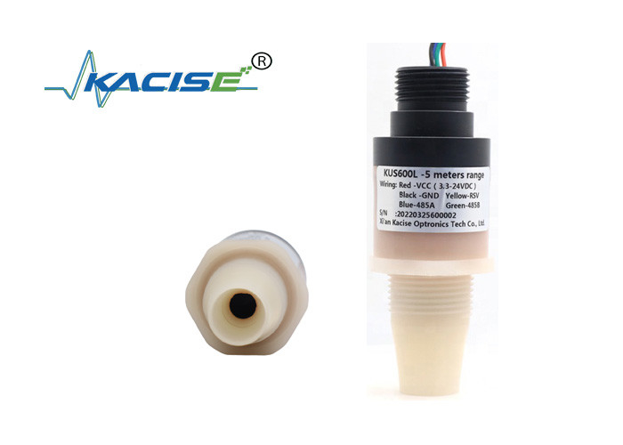 5 メートルインテリジェント超音波水位計 5V RS485 出力 PVDF リキッドレベルセンサー KUS600