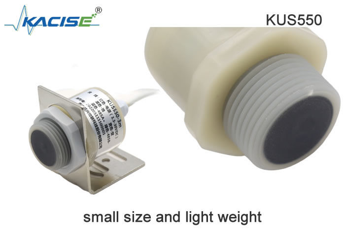 KUS550シリーズ 低消費電力 IP68保護とPVDFシェル素材の超音波レベルセンサー