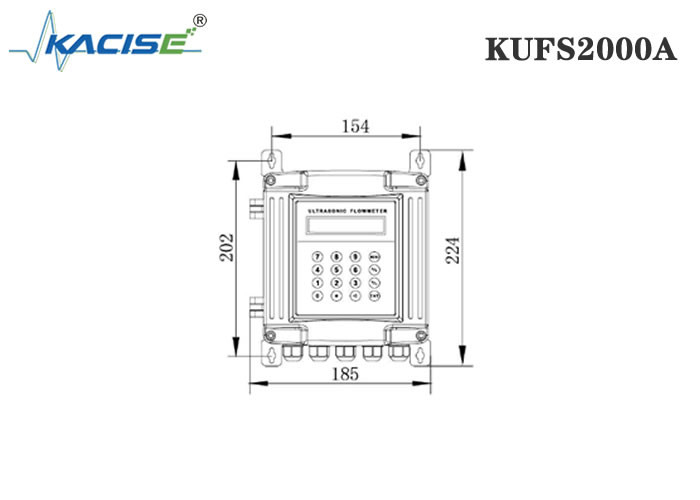 KUFS2000Aを取付ける割れた/管のタイプ水超音波流れメートルの壁