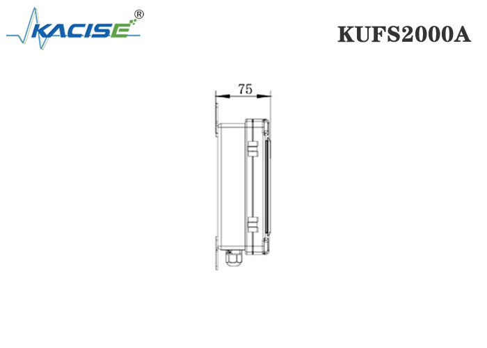 KUFS2000Aを取付ける割れた/管のタイプ水超音波流れメートルの壁