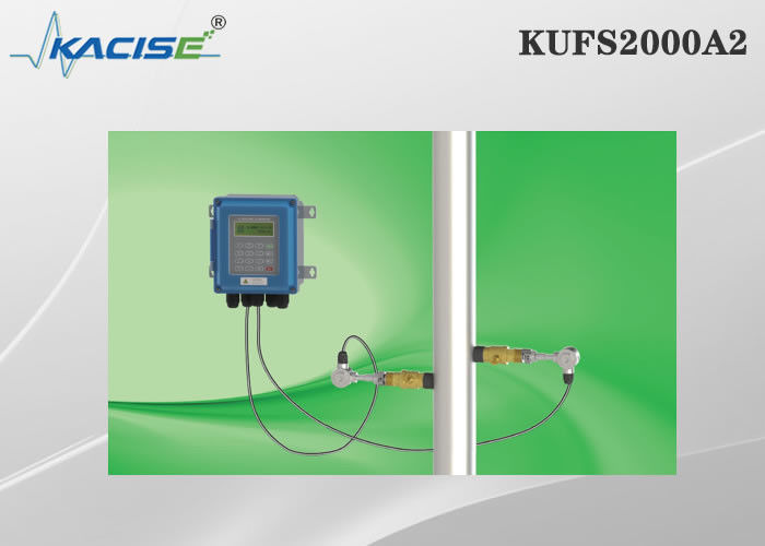 KUFS2000A2 2方向測定とRS485MODBUSインターフェースを持つDN50-DN6000パイプのための壁掛け挿入超音波流量計