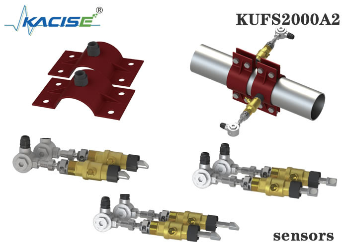 KUFS2000A2壁の台紙の挿入のサイズDN50 - DN6000管のための超音波流れメートル