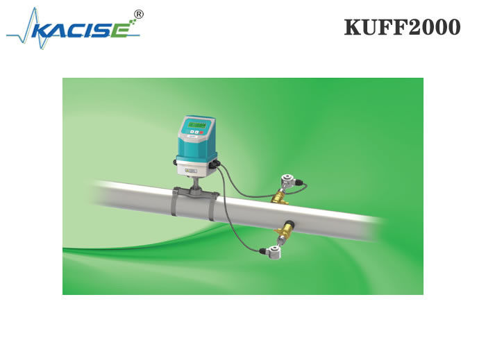 KUFF2000 固定挿入超音波流量計 DN50-DN6000 パイプサイズと二方向測定の ± 1% 正確さ