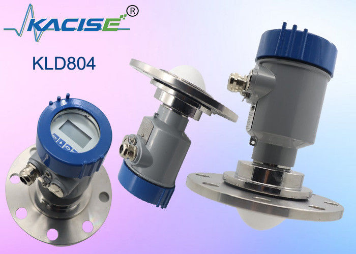 Kacise OEM 80GHz レーダー レベル センサー 100 メートル範囲 FMCW レーダー レベル メーター IP67 保護およびディスプレイ付き