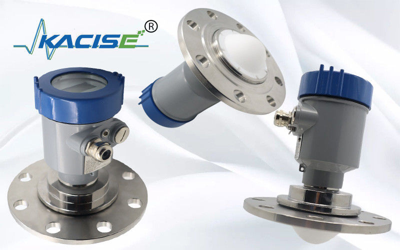 Kacise OEM 80GHz FMCWレーダーレベルセンサー 100m範囲と化学タンクに対する耐腐蝕設計