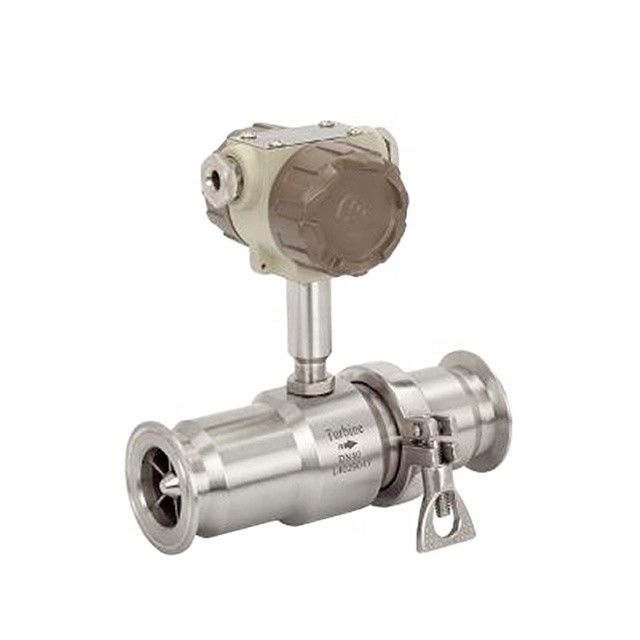 高精度 ±0.2% ステンレス鋼 SS304/SS316 タービン流量計、広範囲 1:20、油および液体用
