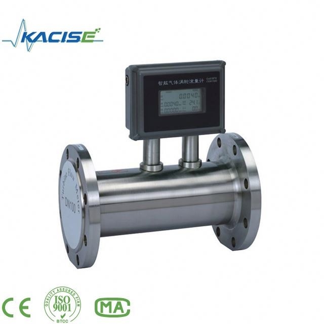 24VDC/圧力の電池のタービン タイプ ガスの空気流量計