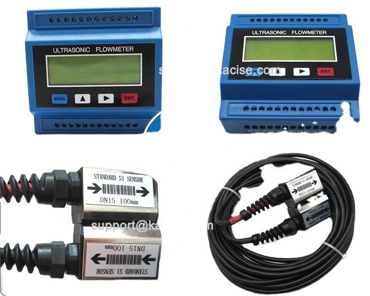 経済的なデジタル超音波流量計 DN15-DN6000mmチューブとIP68保護のための1.0%の精度