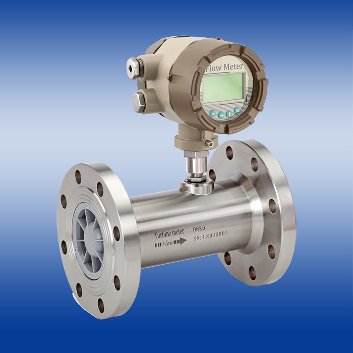 タービンの流量計指標 220VAC/ 24VDC の電源を持つ回転式バンの流量計