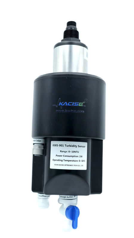 0~10NTUの範囲,自己清掃ワイパー,および水質モニタリングのためのModbus RS485出力を持つ低範囲不透明感センサー