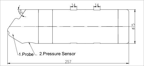 ±1%の流量精度IP68保護および洪水監視用の10.8VDC～26.4VDC電源を備えた超音波ドップラー流量計