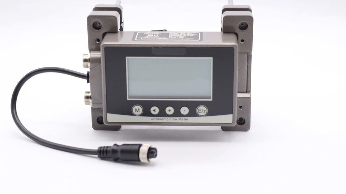 Modbus RS485 通信用超音波流量計 クランプオン設計と256*128 バックライト LCD