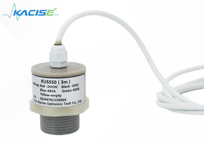 3m 5V PTFE 水位センサー RS485 防水超音波水位センサー