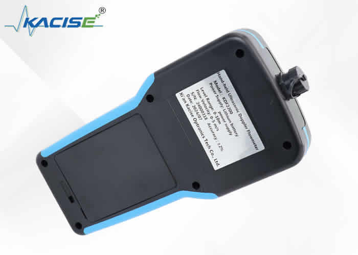 12V リチャージ可能なリチウム電池駆動型 IP67 格付けとRS485出力を持つ携帯式ハンドヘルドフローメーター