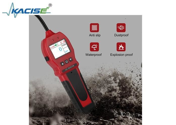 KLBH90E ガスの漏れ検出器 1800mAh バッテリー 6h-8h充電時間,音声,視覚,および市営建設のための振動アラーム