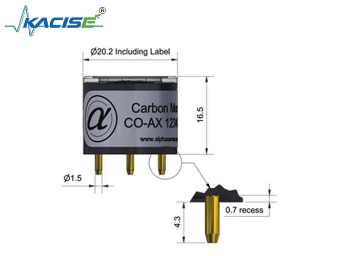 CO-AX/CO-AX+ 低水素交差感度の電気化学炭素一酸化物センサー