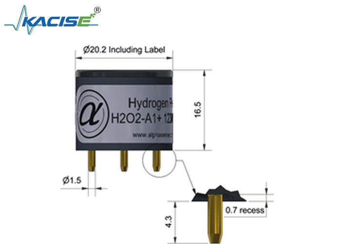 H202-A1/H202-A1+ 水素過酸化物センサー 感度50〜90 応答時間 <25 範囲2000