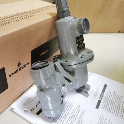 627シリーズ ガスの圧縮調節器 5から500psig の出口圧範囲 内部救助バルブ 改変耐性設計
