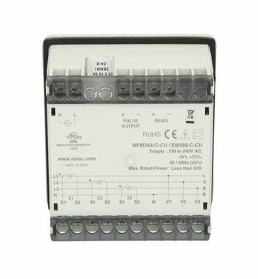300V AC DC デジタル多機能メーター 96 X 96mm パネルマウントエネルギーモニター、CE RoHS UL & MID 認証付き