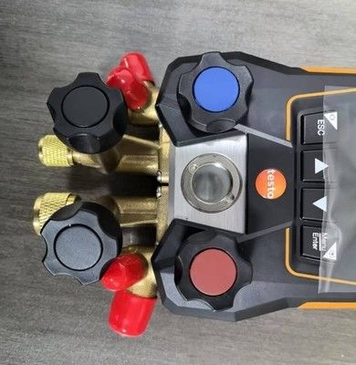 testo 557s スマート真空キット ホース付き - ワイヤレス真空とワイヤレス温度探査器と4つのホースセットのスマートデジタルマニホールド