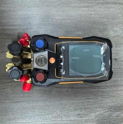 testo 557s スマート真空キット ホース付き - ワイヤレス真空とワイヤレス温度探査器と4つのホースセットのスマートデジタルマニホールド