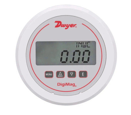 Dwyer DM-1000 DigiMag デジタル差圧計 ±1%精度,ステンレス鋼材と1/8 NPT接続