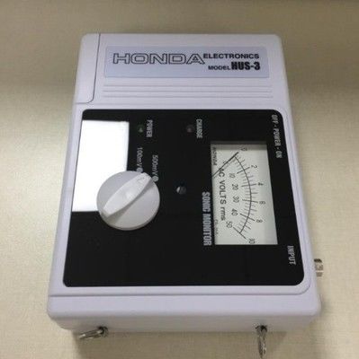 Honda HUS-3 超音波圧力センサー、10 KHz ～ 5 MHz の周波数応答、85VAC ～ 240VAC 充電器、および 10mV ～ 500mV 測定範囲