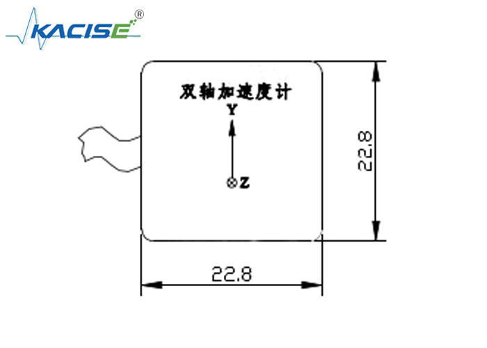 磁気吸着 双軸加速計 高周波 温度 -40°C~+70°C 幅広い測定範囲