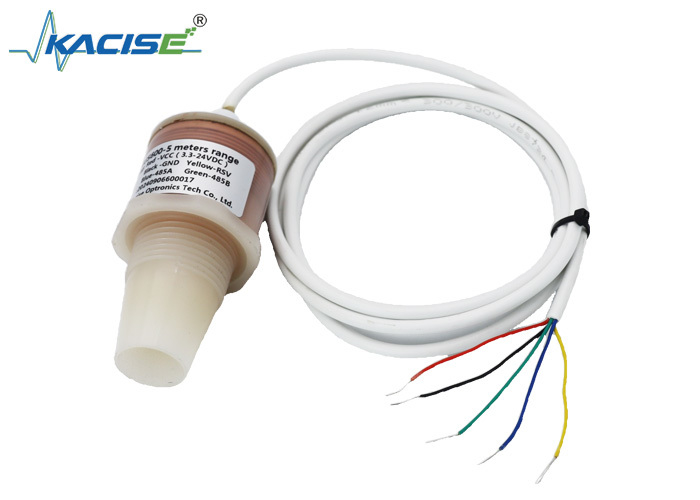 PVDF 5m インテリジェント超音波水位計 5V RS485 出力リキッドレベルセンサー KUS600