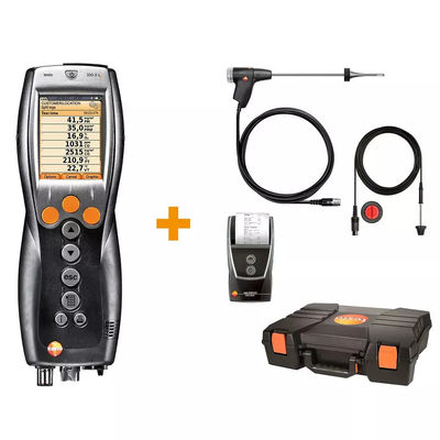 Testo 330-2 LL Pro 燃焼ガス分析機 長寿センサー,カラーグラフィックディスプレイ,およびTÜVによる燃焼分析試験