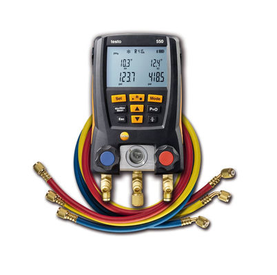 Testo 550 デジタル冷却剤 マニフォールドキット ブルーツepo_Latnepo_Latnepo_Latn 60 冷却剤 プロフィールと頑丈なデザイン