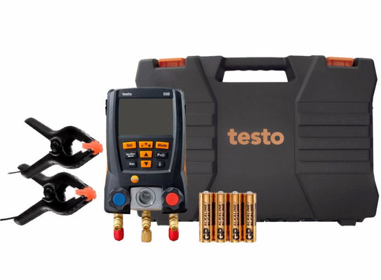Testo 550 デジタル冷却剤 マニフォールドキット ブルーツepo_Latnepo_Latnepo_Latn 60 冷却剤 プロフィールと頑丈なデザイン