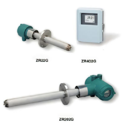 横川Zr22gジルコニア酸素分析機 4-20MA出力信号と0.01〜100 Vol% O2測定範囲