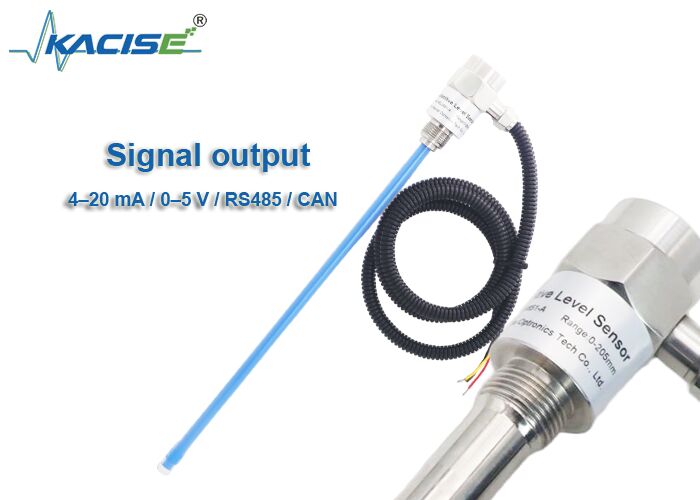 KSLV651-A IP68 保護 FEP 探査機と自己適応測定装置のコンパクトレベルセンサー
