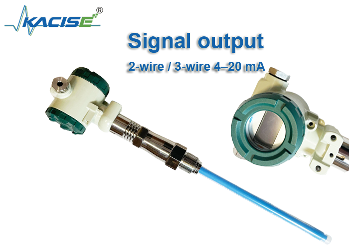 KSLV653-B Enhanced Industrial Capacitive Level Sensor with FEP Probe Material IP65 Protection and 4-20 mA Output