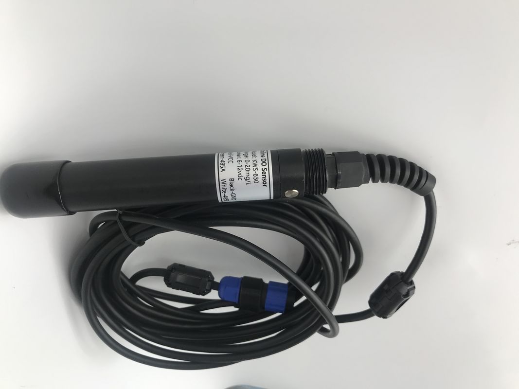 自動温度補償付き,電解液を必要としない,RS485出力を持つ,フラウレセンスの溶解酸素センサー
