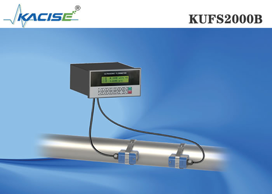 精度 ≤1%のクランプオン型超音波流量計パネルマウント KUFS2000B